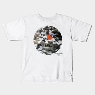 Winter - Bullfinches Kids T-Shirt